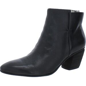 Franco Sarto/Western Black Ankle‎ Booties with Sleek Design